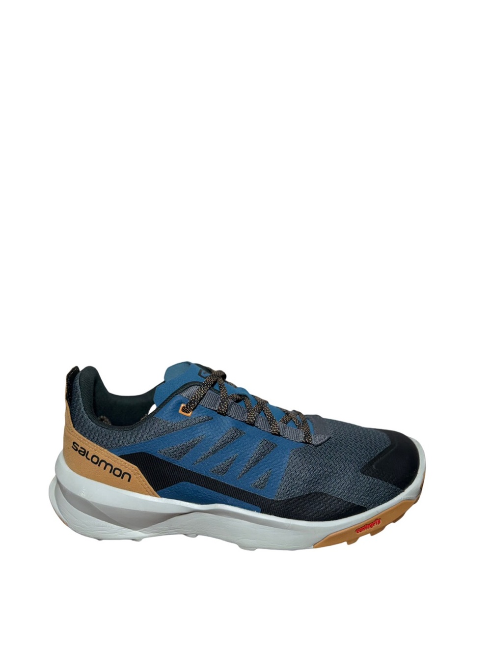 Salomon Men's Blue & Tan Trail Running Shoe size 9
